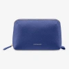 Maison De Sabre Leather Tech Pouch In Blue