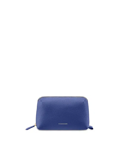 Maison De Sabre Leather Tech Pouch In Purple