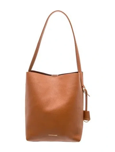 Pre-owned Maison De Sabre Leather Tote In Brown