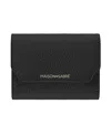 Maison De Sabre Maison De Sabré Leather Trifold Wallet In Rouge Noir