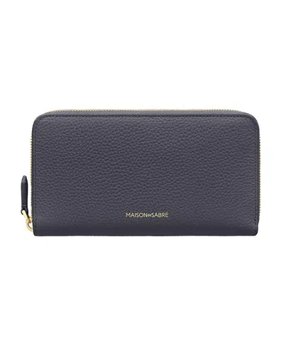 MAISON DE SABRE MAISON DE SABRE LONG LEATHER ZIP WALLET