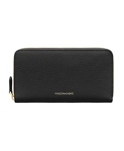 MAISON DE SABRE MAISON DE SABRE LONG LEATHER ZIP WALLET