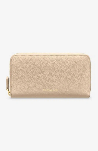 MAISON DE SABRE LONG LEATHER ZIP WALLET