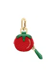Maison De Sabre Maison De Sabr Sabrmoji Fruit Charm In Red