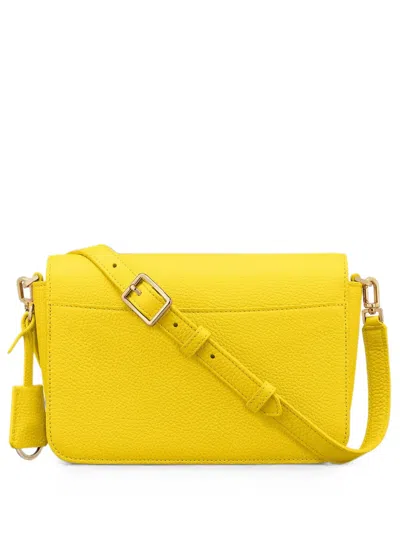 Maison De Sabre Medium Flap Shoulder Bag In Yellow