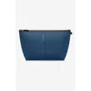 Maison De Sabre Maison De Sabré Medium Leather Flaire Pouch In Pacific Caviar