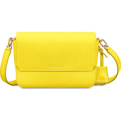 Maison De Sabre Maison De Sabré Medium Leather Flap Bag In Yellow