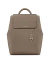 Maison De Sabre Medium Leather Soft Backpack In Brown