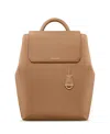 Maison De Sabre Medium Leather Soft Backpack In Brown