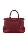 Maison De Sabre Medium Palais Belting Tote Bag In Burgundy