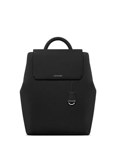 Maison De Sabre Medium Soft Backpack In Black