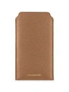 Maison De Sabre Maison De Sabré Leather Sunglasses Sleeve In Sandstone Brown