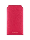 Maison De Sabre Maison De Sabré Leather Sunglasses Sleeve In Shibuya Fuschia
