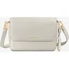 Maison De Sabre Maison De Sabré Mini Leather Flap Bag In Foam White