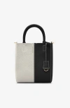 Maison De Sabre Maison De Sabré Mini Leather Soft Tote In Foam Caviar
