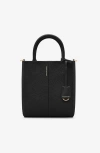 Maison De Sabre Maison De Sabré Mini Leather Soft Tote In Rouge Noir