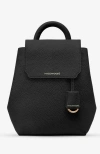 Maison De Sabre Maison De Sabré Mini Soft Leather Backpack In Black Caviar