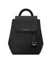 Maison De Sabre Maison De Sabré Mini Soft Leather Backpack In Black Caviar