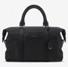 Maison De Sabre Nylon Duffle Bag In Black Caviar