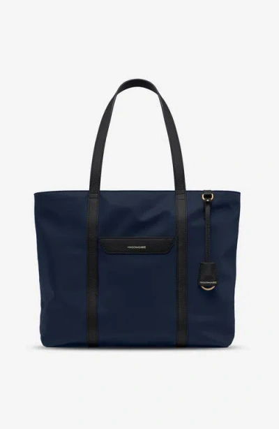 Maison De Sabre Maison De Sabré Nylon Tote In Sabré Blue