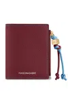 Maison De Sabre Pebbled Bifold Leather Wallet In Pattern