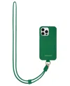 Maison De Sabre Sling Phone Case (iphone 13 Pro) In Emerald Green