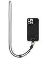 Maison De Sabre Sling Phone Case (iphone 13 Pro Max) In Black Caviar