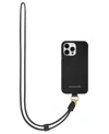 Maison De Sabre Sling Phone Case (iphone 14 Pro) In Black Caviar