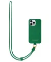 Maison De Sabre Sling Phone Case (iphone 14 Pro) In Emerald Green
