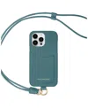 Maison De Sabre Sling Phone Case (iphone 15 Pro Max) In Bondi Blue