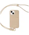 Maison De Sabre Sling Phone Case (iphone 15) In Saharan Nude