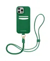 Maison De Sabre Sling Phone Case (iphone 16 Pro) In Emerald Green
