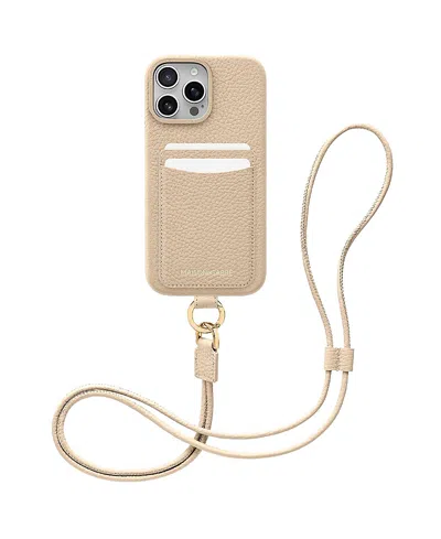 Maison De Sabre Sling Phone Case (iphone 16 Pro) In Saharan Nude