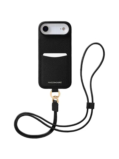 Maison De Sabre Sling Phone Case (iphone 17 Air) In Black