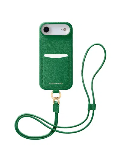 Maison De Sabre Sling Phone Case (iphone 17 Air) In Green
