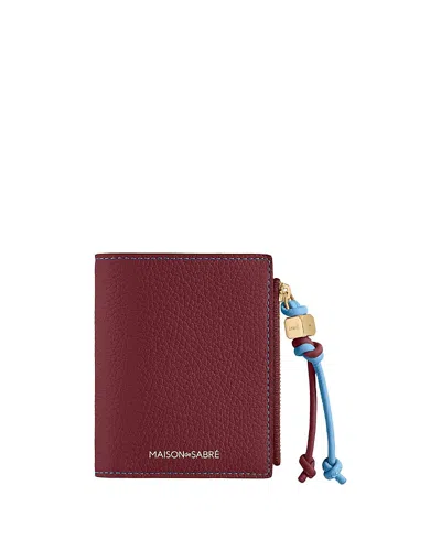 MAISON DE SABRE MAISON DE SABRE SMALL LEATHER BIFOLD WALLET