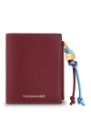 Maison De Sabre Maison De Sabré Small Leather Bifold Wallet In Burgundy