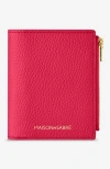 Maison De Sabre Maison De Sabré Small Leather Bifold Wallet In Fuchsia Lavender