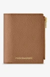 Maison De Sabre Maison De Sabré Small Leather Bifold Wallet In Sandstone Manhattan