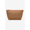 Maison De Sabre Maison De Sabré Small Leather Flaire Pouch In Manhattan Sandstone