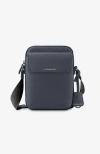 Maison De Sabre Maison De Sabré Small Leather Messenger Bag In Gray