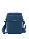 Maison De Sabre Small Leather Messenger Bag In Blue