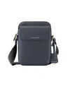 Maison De Sabre Maison De Sabré Small Leather Messenger Bag In Graphite Grey