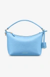 Maison De Sabre Maison De Sabré Small Leather Soft Hobo In Sky Blue