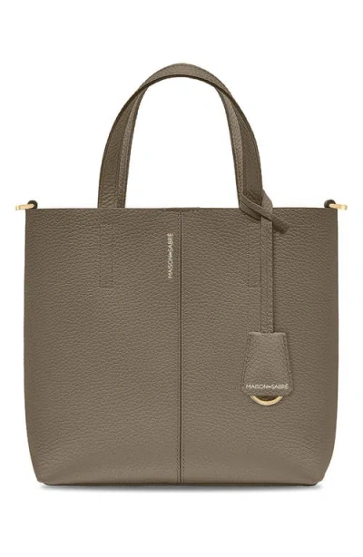 Maison De Sabre Maison De Sabré Small Leather Soft Tote In Brown