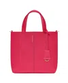 Maison De Sabre Maison De Sabré Small Leather Soft Tote In Fuchsia Lavender