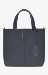Maison De Sabre Maison De Sabré Small Leather Soft Tote In Graphite Sky