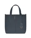 Maison De Sabre Maison De Sabré Small Leather Soft Tote In Graphite Sky