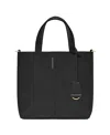 Maison De Sabre Maison De Sabré Small Leather Soft Tote In Rouge Noir