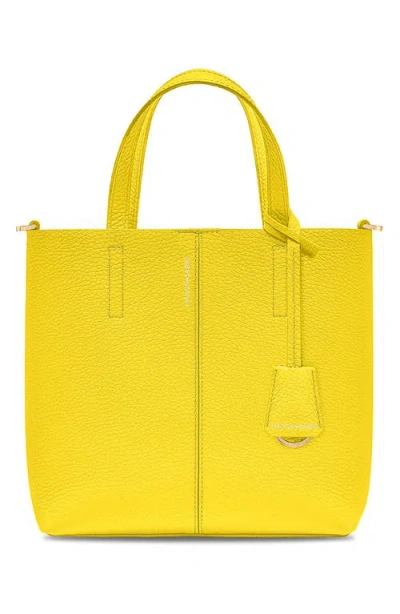 Maison De Sabre Maison De Sabré Small Leather Soft Tote In Yellow